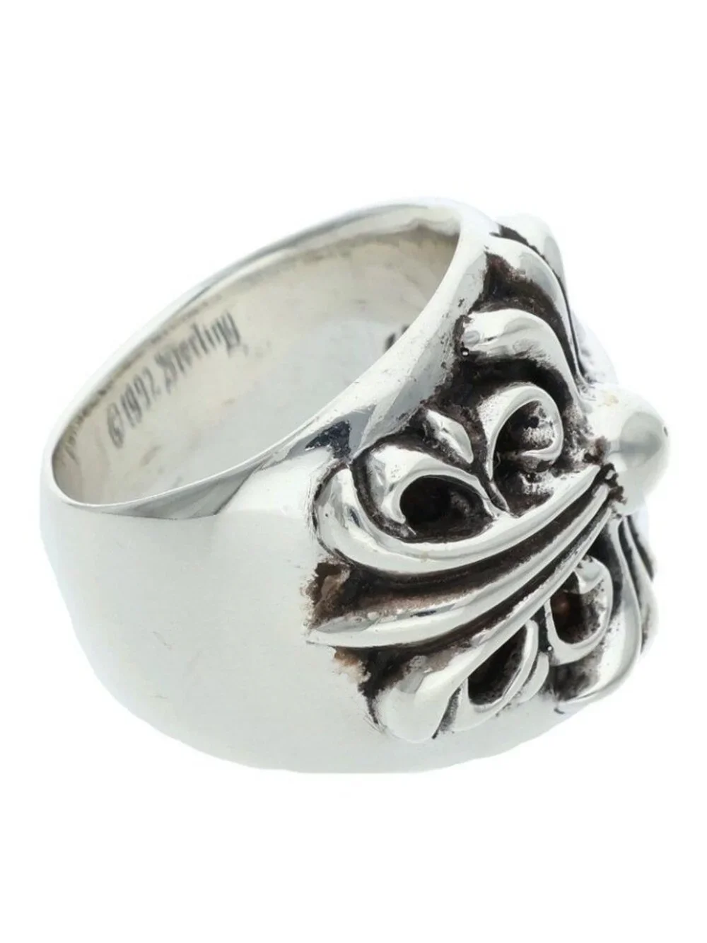 Chrome Hearts Keeper Silver Ring